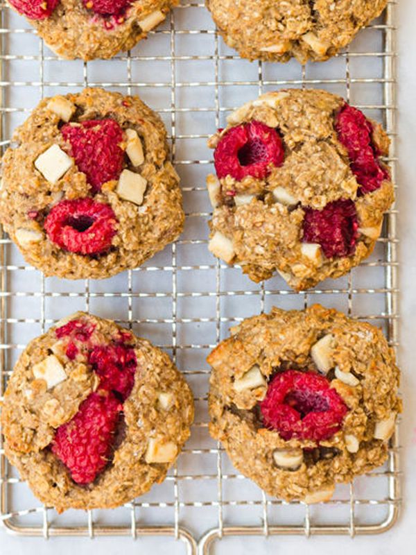 Raspberry & White Chocolate Cookies