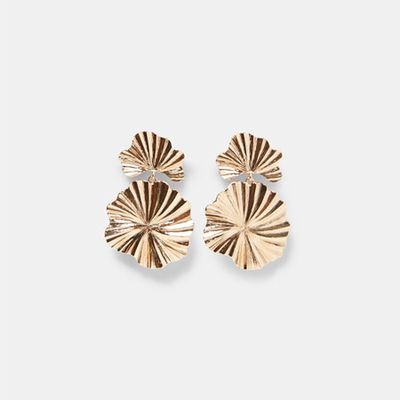 Leaf Earrings from Zara