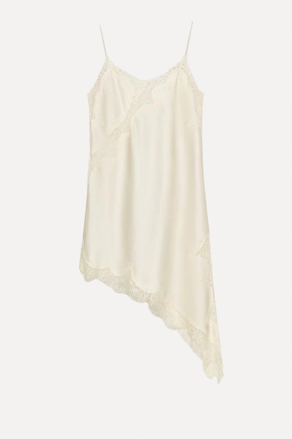 Asymmetric Lace Dress from Zara
