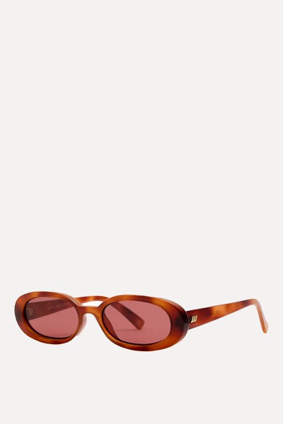 Outta Love Oval-Frame Sunglasses from Le Specs