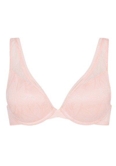 The Show Off Plunge Bra Powder Pink