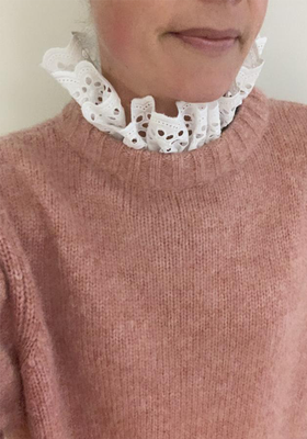 The 'Charlotte’ Broderie Anglaise Frill Neck Collar from Petite Chou