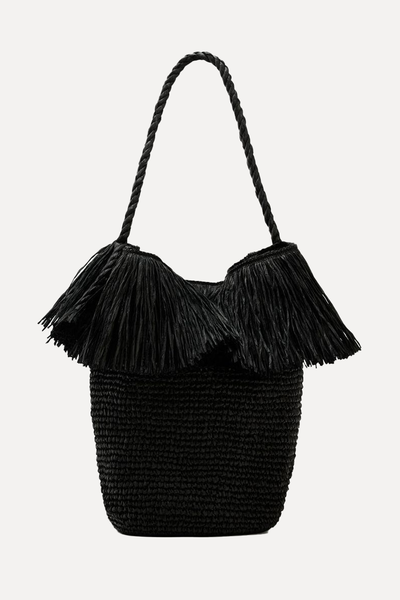 Fringed Tote Bag from Zara