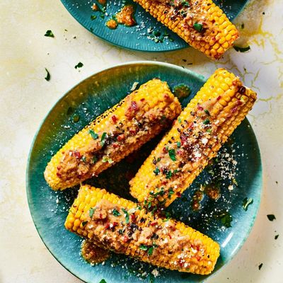 Miso, Chilli & Lime-Buttered Corn On The Cob