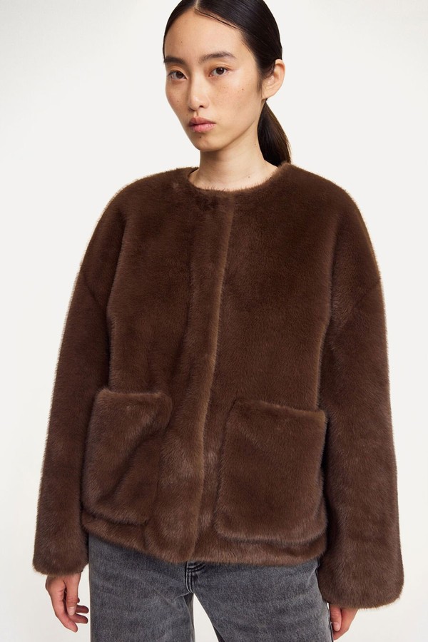 Jacquie Faux Fur Jacket from By Malene Birger