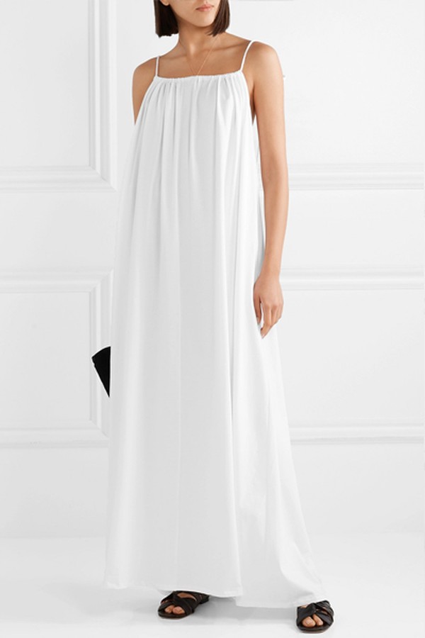 Dresia Oversized Tassel-Trimmed Maxi Dress from The Row