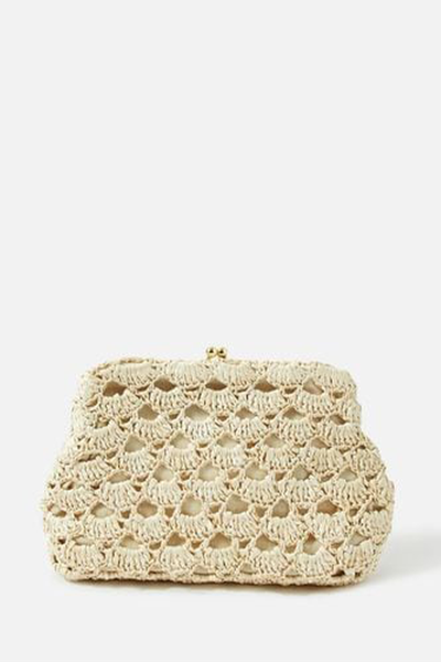 Raffia Clutch Bag from Accessorize