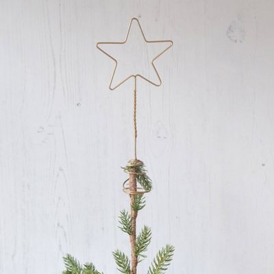 Wire Star Christmas Tree Topper from The Letter Loft