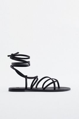 Lace Up Sandals from Zara