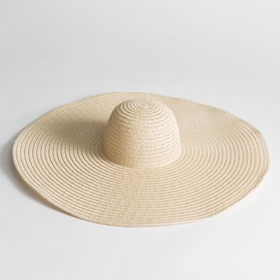 Large Straw Hat from & Other Stories